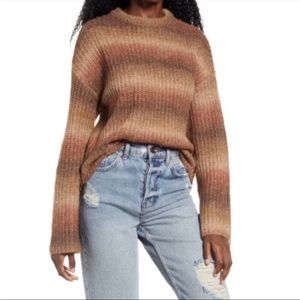 BP by Nordstrom Knit Space Dye Pullover Sweater